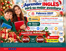 Cargar imagen en el visor de la galería, *Nuevo Ingreso* ESPECIAL DE NAVIDAD para Curso de INGLÉS Febrero 2027 - PALI Kids (6-12) | PALI Teens (13-17)