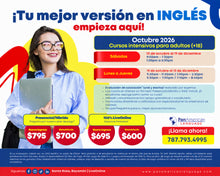 Cargar imagen en el visor de la galería, 100% LiveOnline *NUEVO INGRESO* para OCTUBRE 2026 - Curso INTENSIVO Grupal de inglés