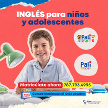 Cargar imagen en el visor de la galería, *Rematricula* OCTUBRE 2026 Curso grupal de INGLÉS - PALI Kids (6-12) | PALI Teens (13-17)