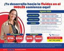 Cargar imagen en el visor de la galería, *Rematrícula* AGOSTO 2025: Presencial/Híbrido - Curso Grupal de inglés adulto (18+)
