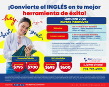 Cargar imagen en el visor de la galería, *NUEVO INGRESO* Presencial/Híbrido OCTUBRE 2025 - Curso INTENSIVO Grupal de inglés
