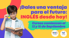 Cargar imagen en el visor de la galería, *Re-Matrícula* SEPTIEMBRE 2026 para Curso de INGLÉS- PALI Kids (6-12) | PALI Teens (13-17)

