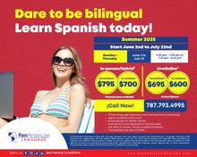 Cargar imagen en el visor de la galería, *NEW REGISTRATION* 100% LIVEONLINE for SUMMER 2025 - Spanish Group Course
